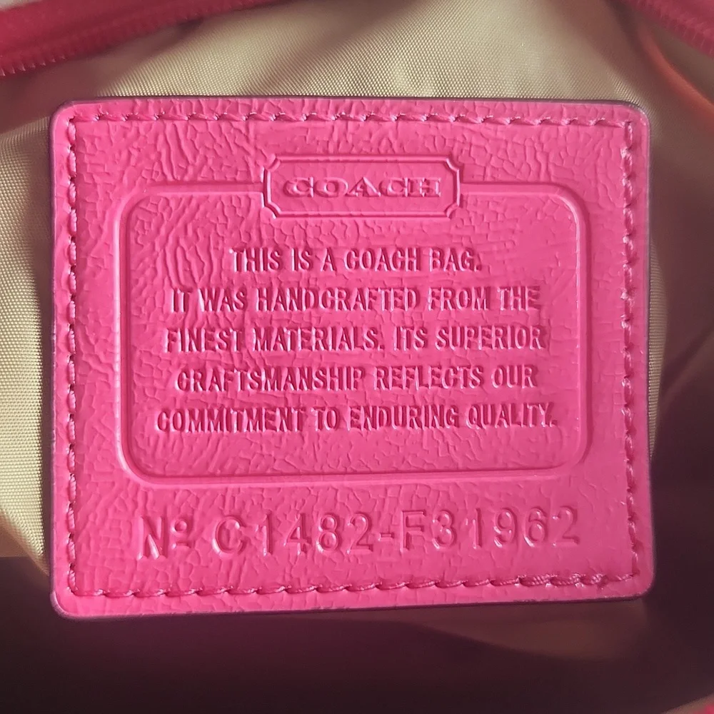 Vintage Coach Getaway File Bag